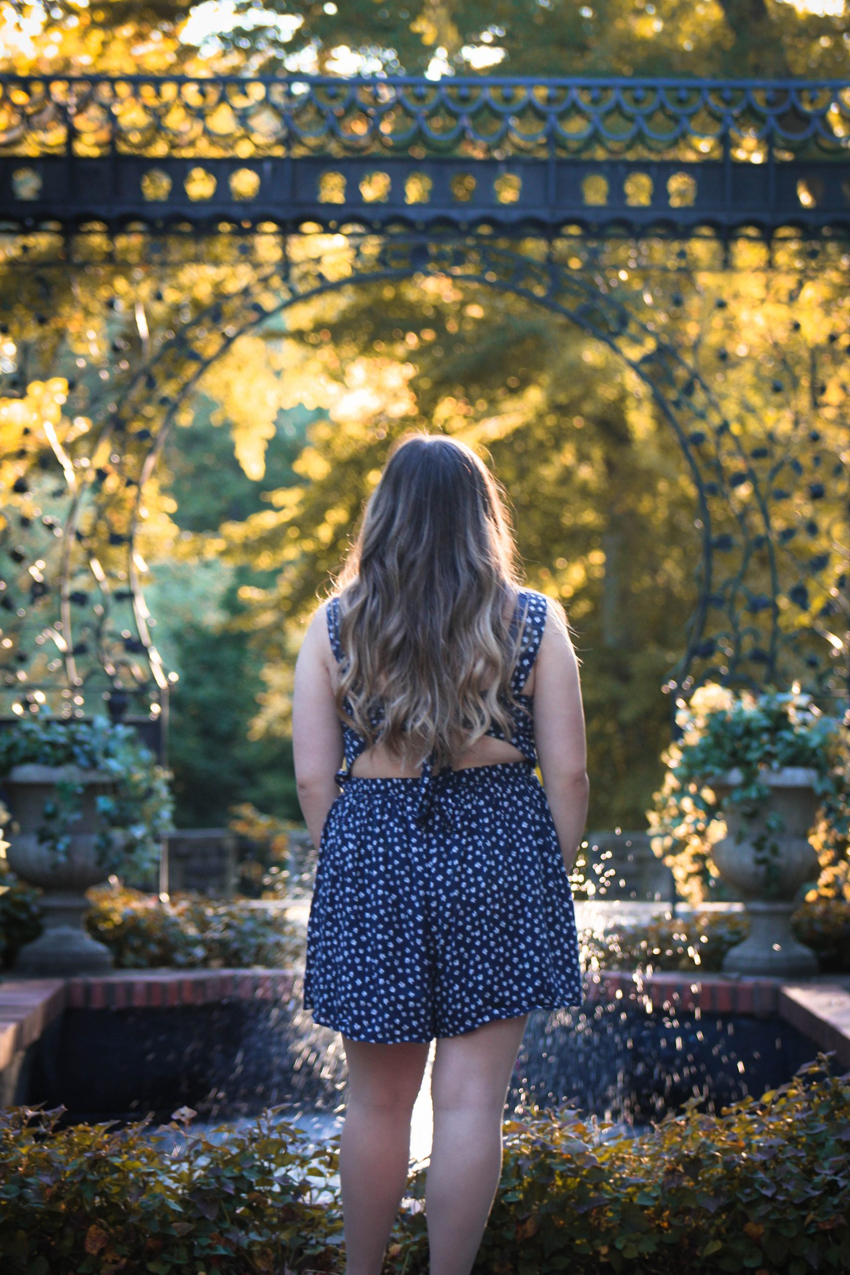 Senior Photos on Marble Stairs